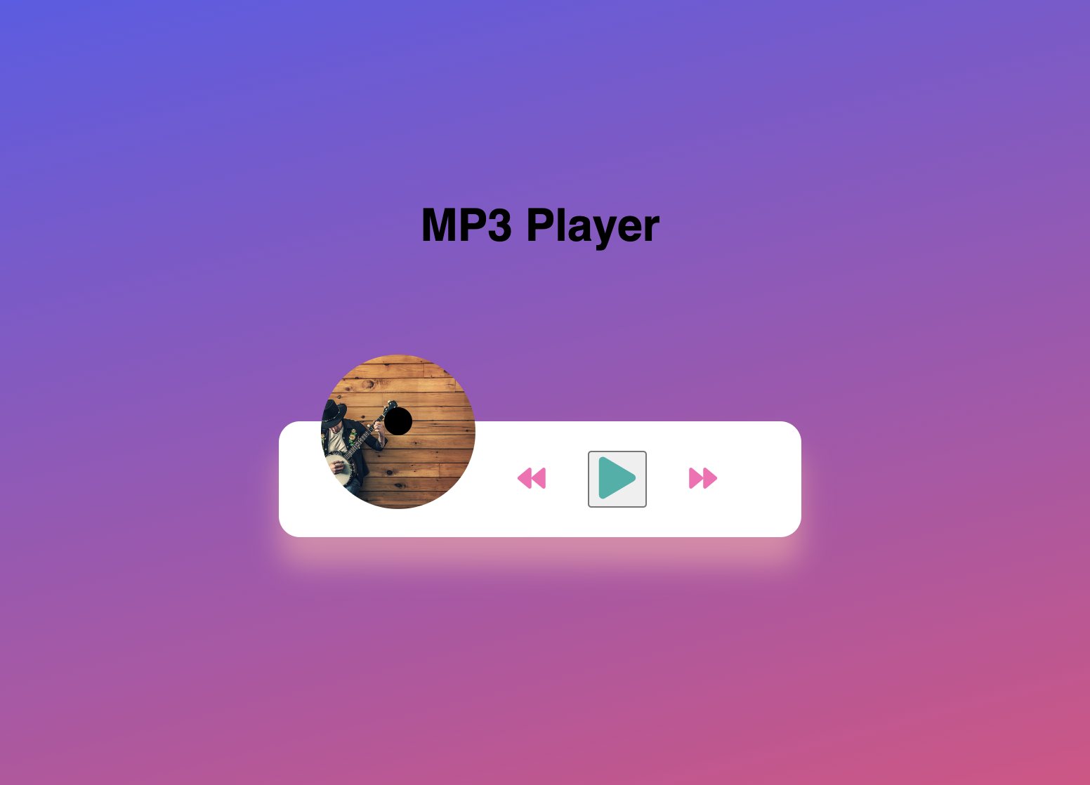 screen shot of MP3 player